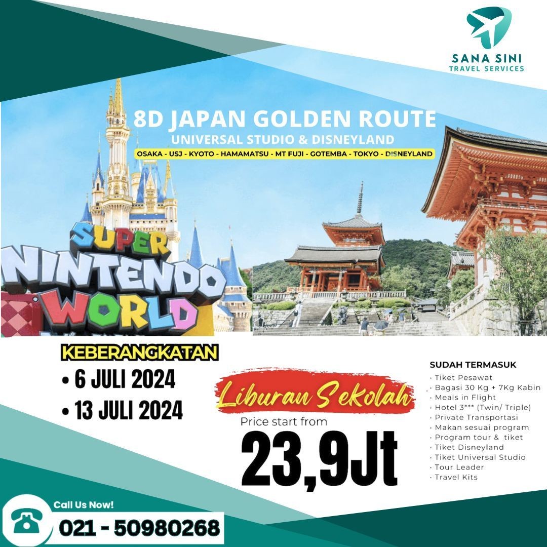 8 Days Japan golden route 